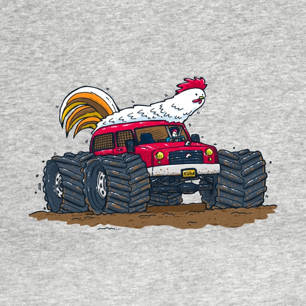 Monster Truck Chicken by nickv47